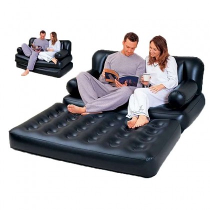 مقعد قابل للنفخ ماركة bestway يمكن تحويله لسرير 2*1